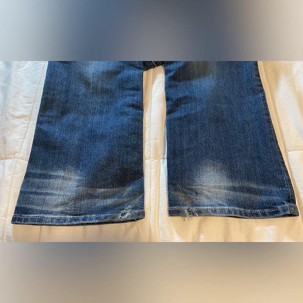 Rock Revival Leah Easy Boot Jeans Sz:29 Flap Pocket Western Cowgirl - Picture 12 of 12